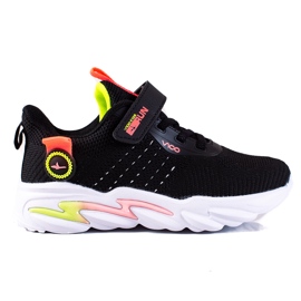 Sneakers da bambina sportive Vico grigio nero