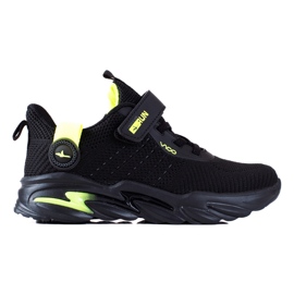 Sneakers sportive per ragazzi Vico nere nero