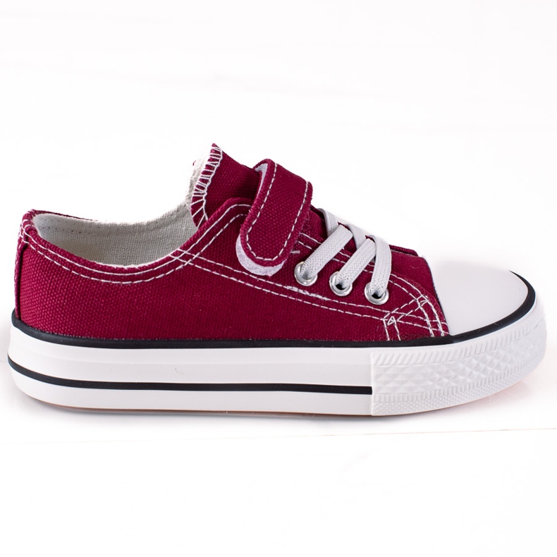 Sneakers per bambini Vico per scuola materna bordeaux rosso
