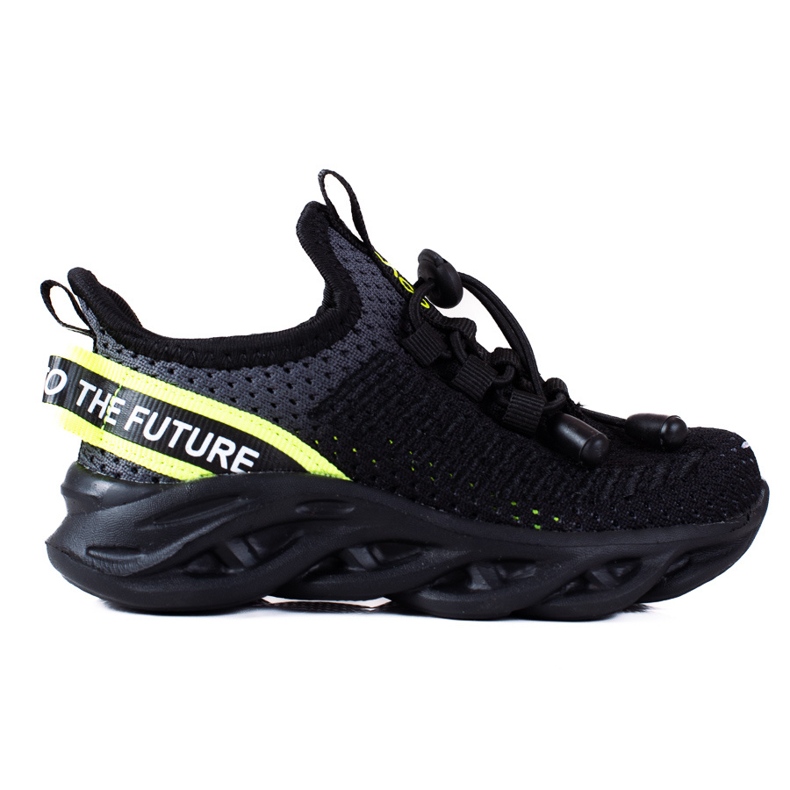 Scarpe sportive per bambini Vico, materiale bicolore nero grigio