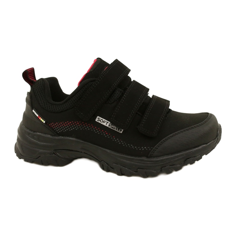 American Club Scarpe sportive Softshell Velcro Americane WT52/22 Nere nero