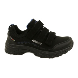 American Club Softshell Domen's Sports Scarpe per velcro American WT52/22 Black nero