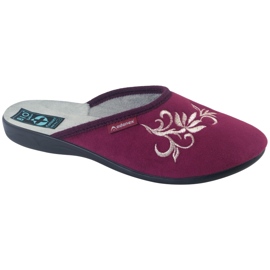 Ciabatte in velluto marrone Adanex 27861 multicolore