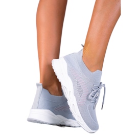 Scarpe sportive da donna Shelovet grigio chiaro