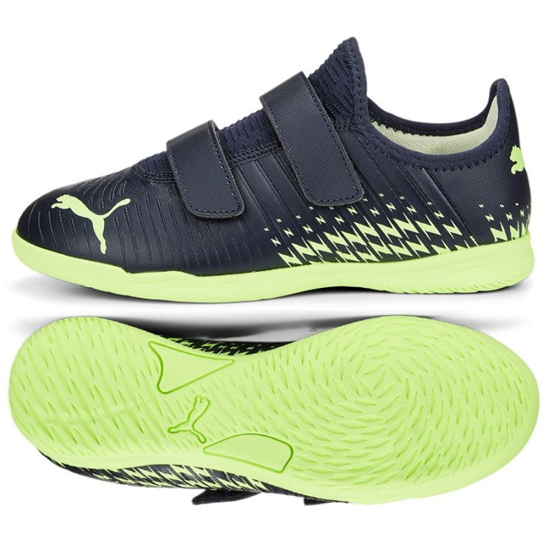 Scarpe Puma Future Z 4.4 It V Jr 107020 01 blu navy verde blu e blu navy