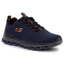 Skechers Glide Step Fastun Up M 232136-NVBK nero blu navy