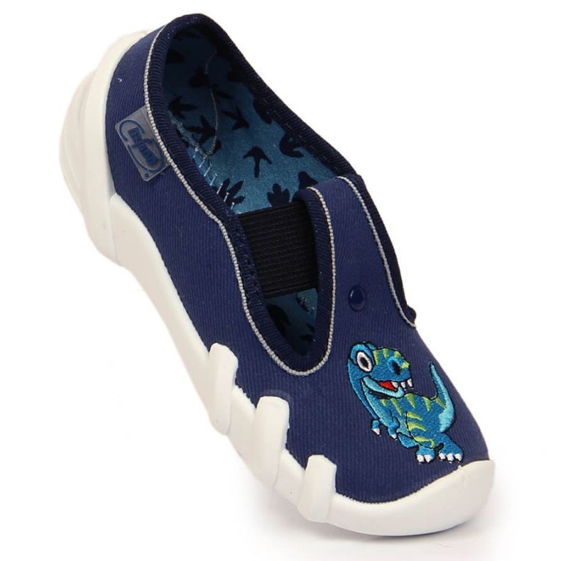 Ciabatte con elastico con slip di dinosauro Befado Jr BEF12C blu navy
