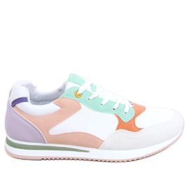 Scarpe sportive da donna Pokki Purple bianco viola verde