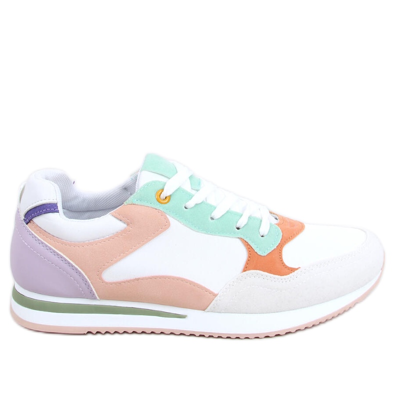 Scarpe sportive da donna Pokki Purple bianca viola verde