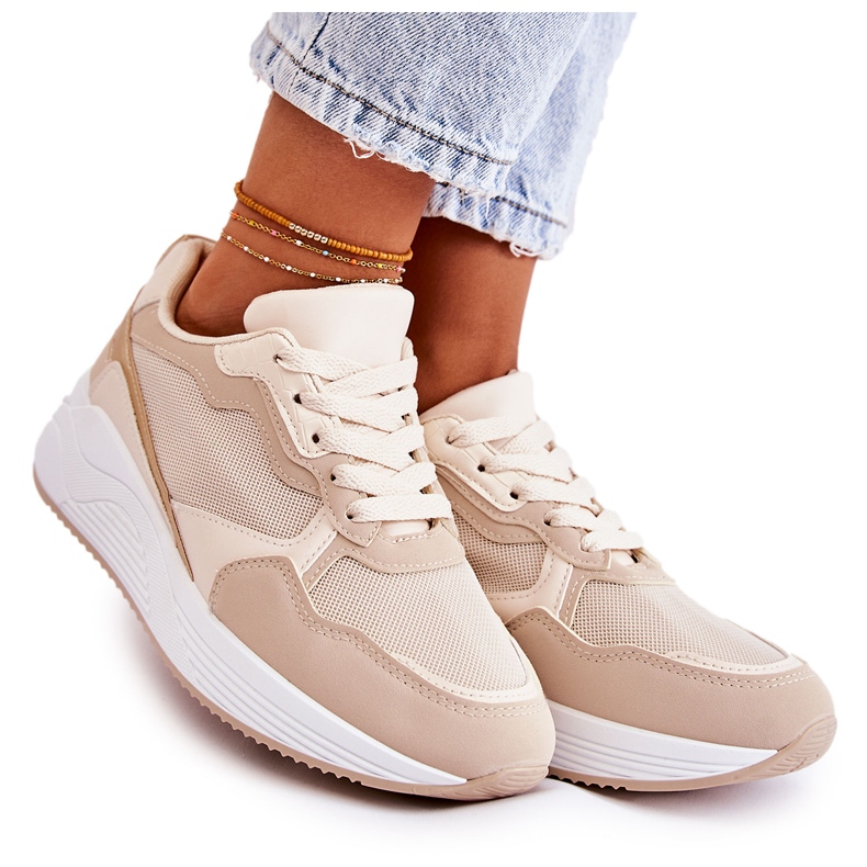 PG1 Sneakers Classiche da Donna Beige Salema