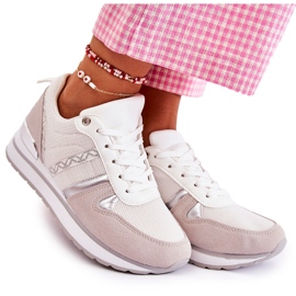 PG1 Scarpe Sportive Classiche Da Donna Bianche Elenes bianco rosa