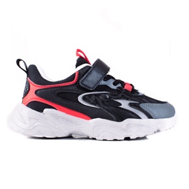 Sneakers per ragazzi Shelovet su una spessa piattaforma nera nero multicolore