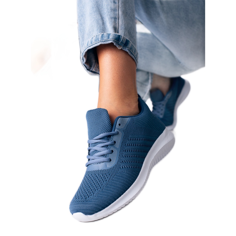 Sneakers stringate Shelovet blu