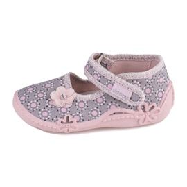 Ciabatte da bambina Viggami Anielka stampate rosa grigio