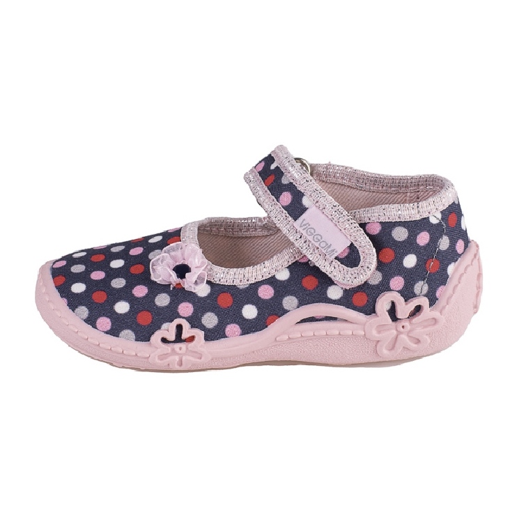Ciabatte da bambina Viggami Monika pois multicolore