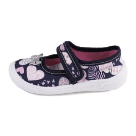 Ciabatte da bambina Viggami Dorothy del cuore blu navy