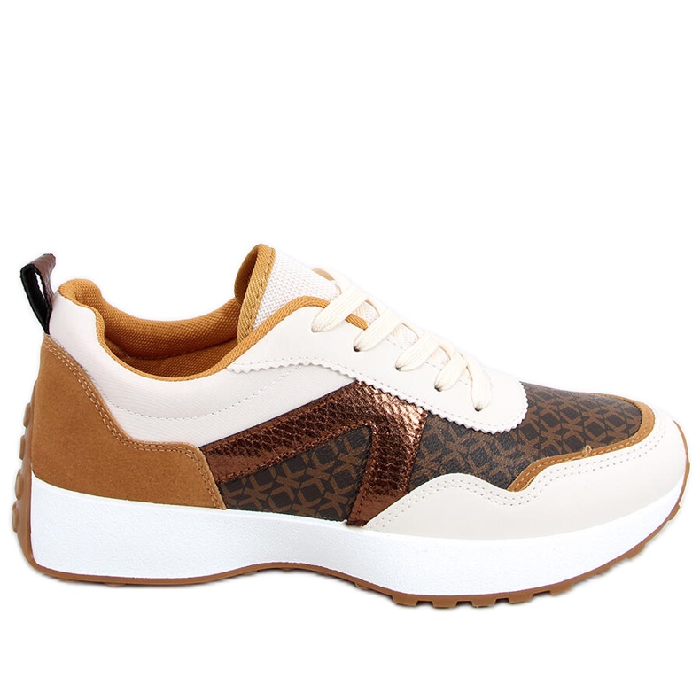 Scarpe da ginnastica Akira Camel beige marrone multicolore