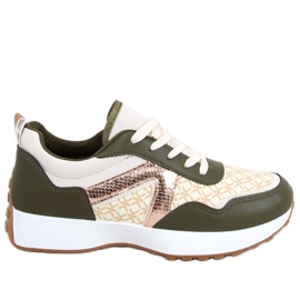 Scarpe da ginnastica Akira verdi beige verde