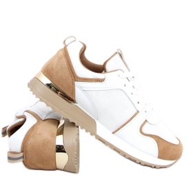 Scarpe da ginnastica Montse Khaki bianco cachi