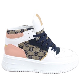 Sneakers alte Axel Navy bianca multicolore