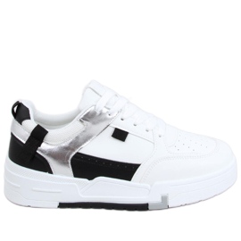 Scarpe da ginnastica nere Cruz bianco nero argento