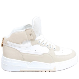 Sneaker alta Tiago Beige bianca