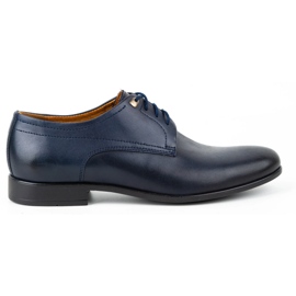 Kampol Scarpe da cerimonia uomo 334/54 blu navy