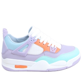 Sneakers Inika Multi Purple bianco viola arancia multicolore verde