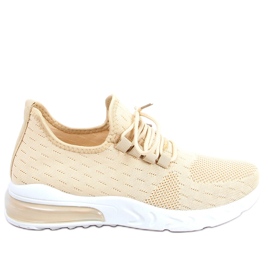 Kessi Scarpa sportiva a calzino beige