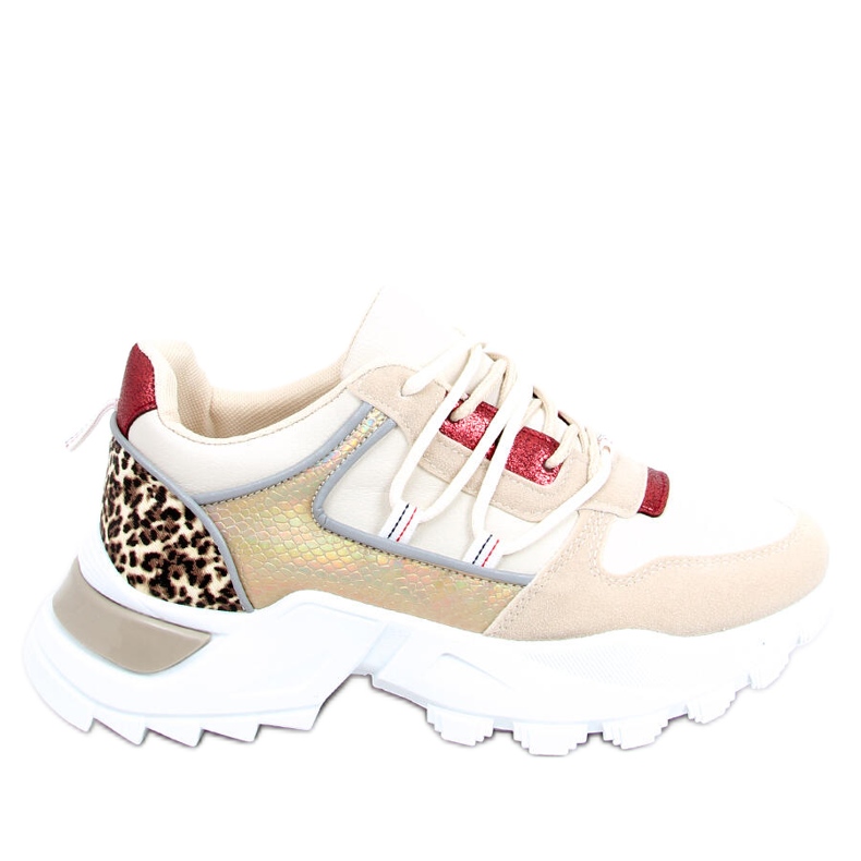 Scarpe da ginnastica Ebba Gold beige rosso multicolore d'oro