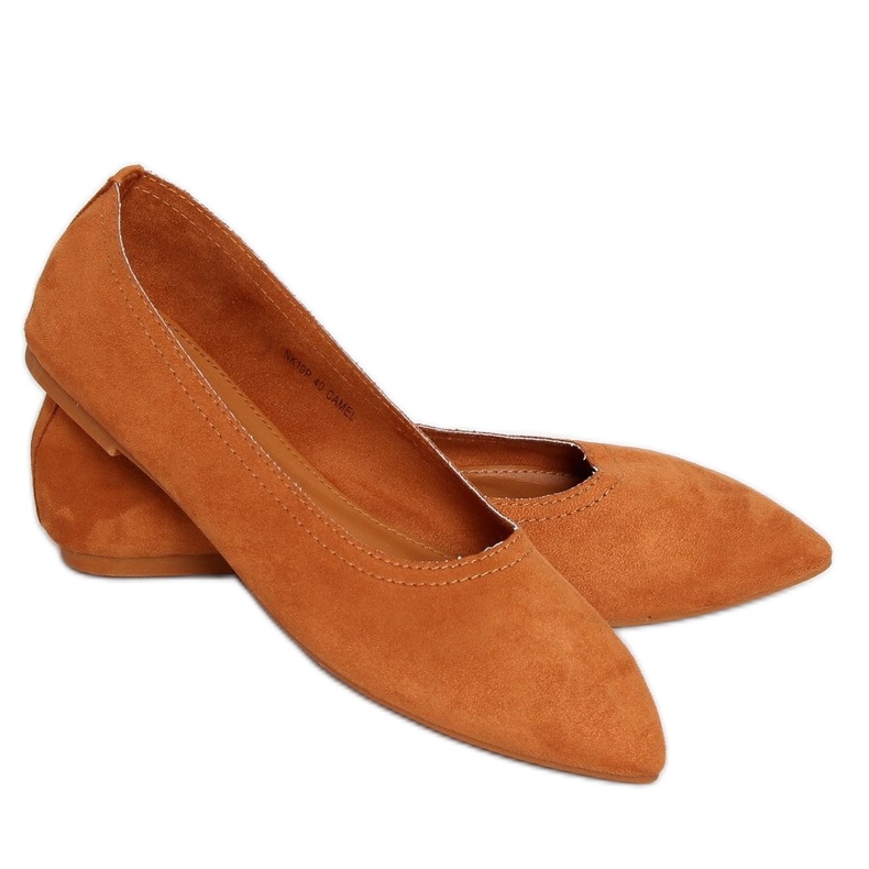 Ballerine cammello da donna NK19P Camel marrone