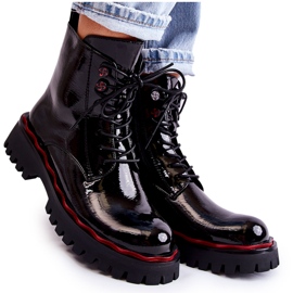 Stivali da donna allacciati Sherill neri nero