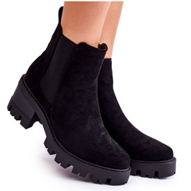 PS1 Caldi stivali da donna con cerniera, Black Lenaris nero