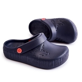 Pantofole leggere per bambini Kroks Big Star II375002 Blu navy