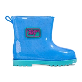 Stivali Wellington blu da ragazzo