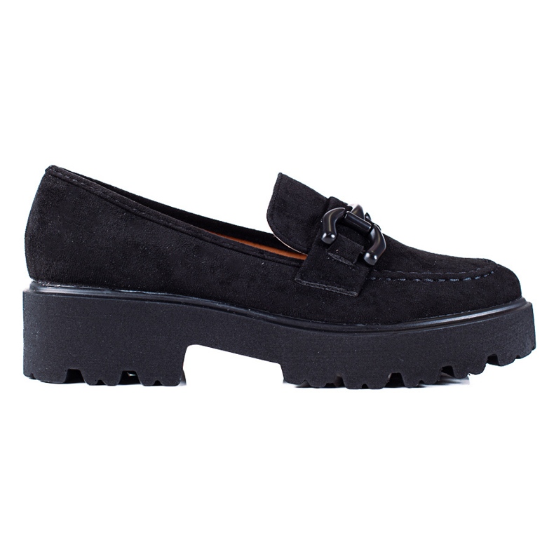 Scarpe in camoscio nero di Vinceza