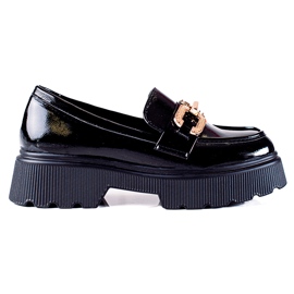 Scarpe Vinceza laccate nere nero