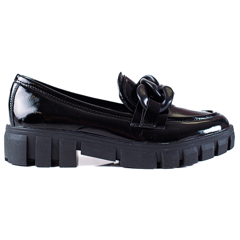 Scarpe Vinceza laccate nere nero