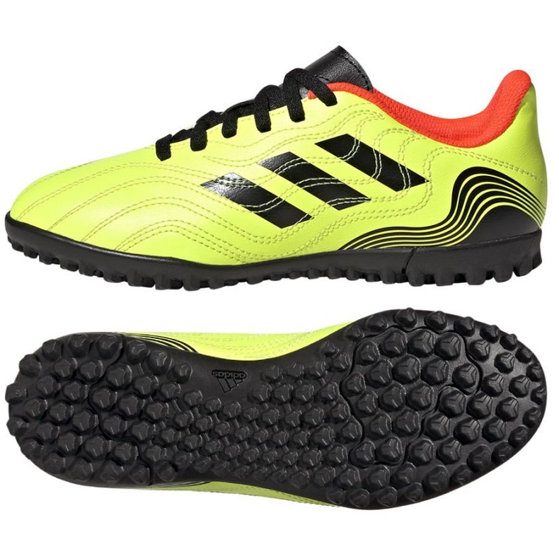 Scarpe Adidas Copa Sense.4 Tf Jr GZ1374 giallo gialli