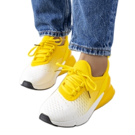 Sneakers sportive Glaner gialle bianco giallo