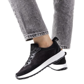 Sneakers nere da donna Buoro nero