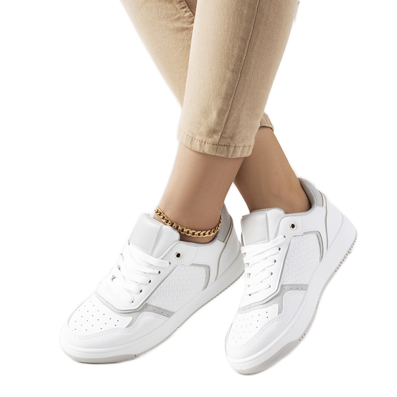 Sneakers bianche di Banksia bianca grigio