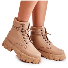 Stivali da donna Warm Trappers Beige Flavin