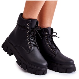 PA1 Stivali neri da donna Warm Flavin nero