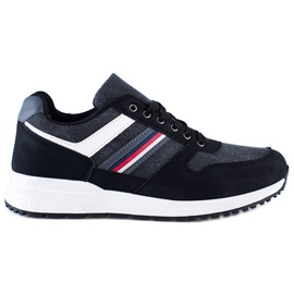 Comode scarpe sportive da uomo Shelovet nere nero