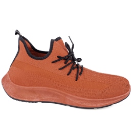 SHELOVET Scarpe sportive da uomo rosse da fitness rosso