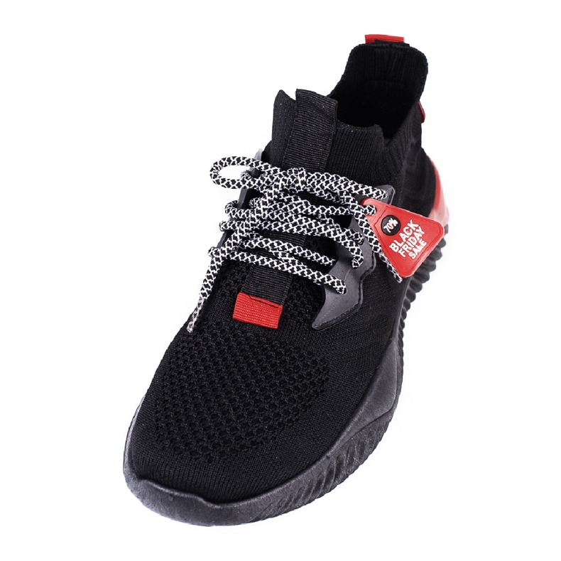 SHELOVET Scarpe sportive nere chiare nero