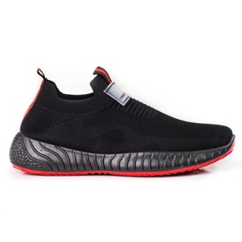 SHELOVET Scarpe sportive da fitness da uomo nere nero
