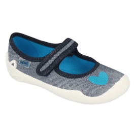Scarpe per bambini Befado 114X474 blu grigio