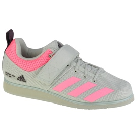 Scarpe Adidas Powerlift 5 sollevamento pesi GY8920 lino verde